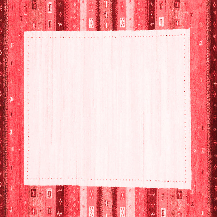 Machine Washable Solid Red Modern Rug, wshcon1772red