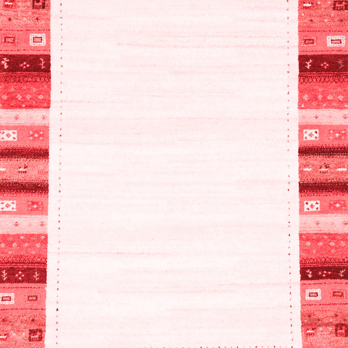Machine Washable Solid Red Modern Rug, wshcon1772red