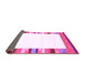 Sideview of Solid Purple Modern Rug, con1772pur