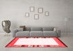 Modern Red Washable Rugs