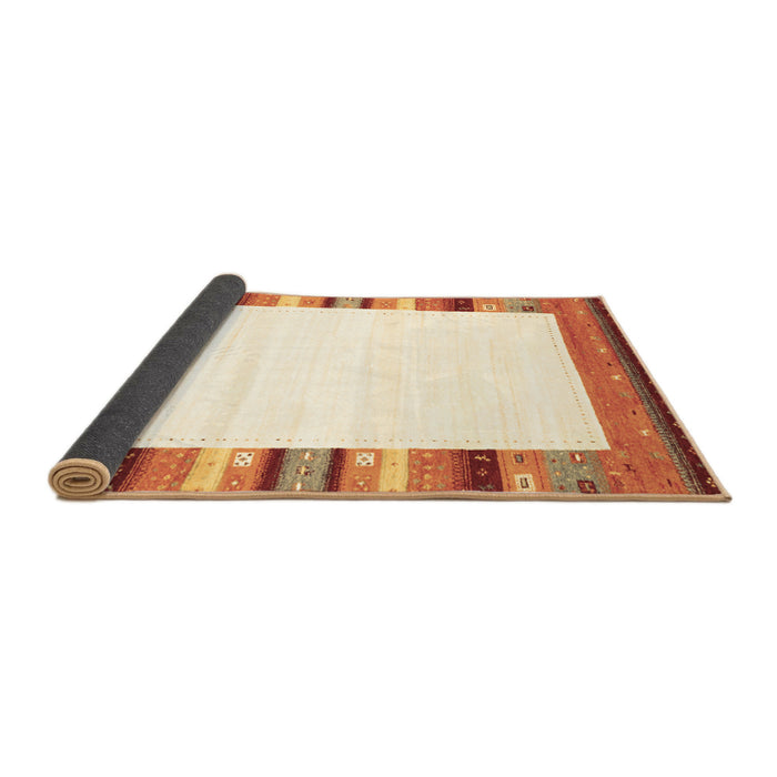 Sideview of Solid Brown Modern Rug, con1772brn