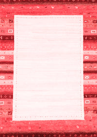 Solid Red Modern Rug, con1772red