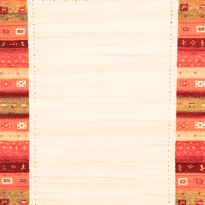Solid Orange Modern Rug, con1772org
