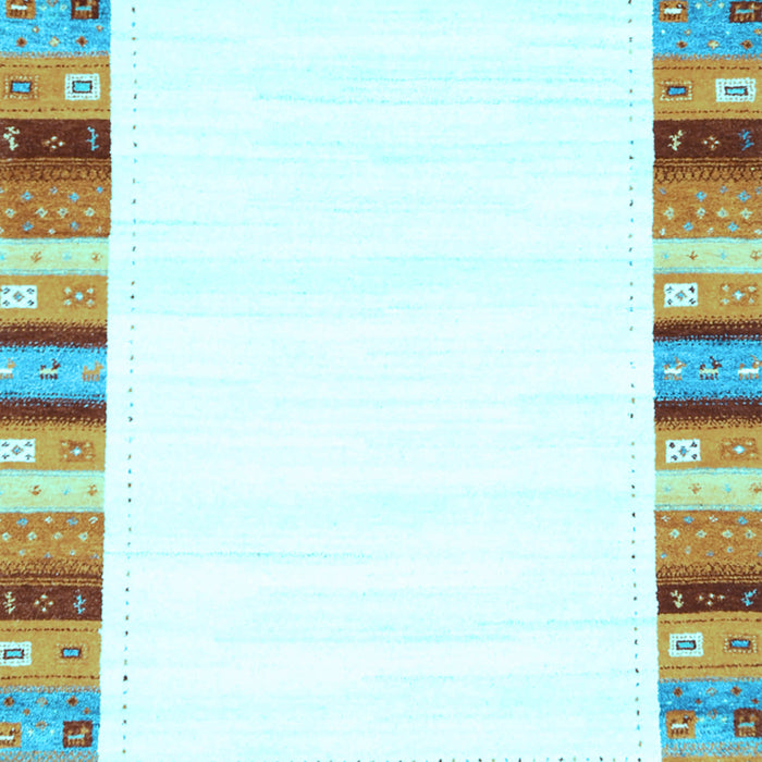Solid Light Blue Modern Rug, con1772lblu