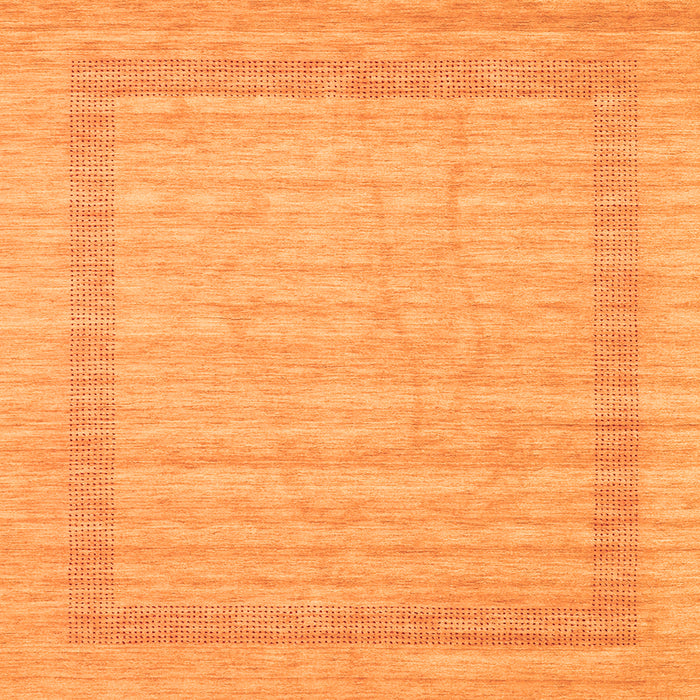 Serging Thickness of Abstract Orange Contemporary Rug, con1773org