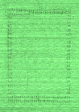 Abstract Emerald Green Contemporary Rug, con1773emgrn