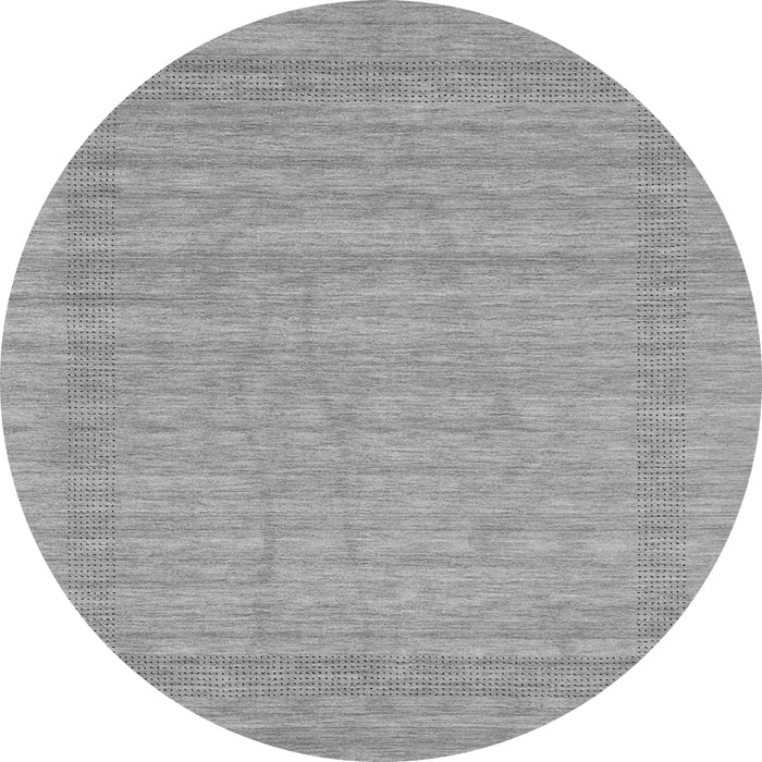 Square Abstract Gray Contemporary Rug, con1773gry