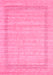 Machine Washable Abstract Pink Contemporary Rug, wshcon1773pnk