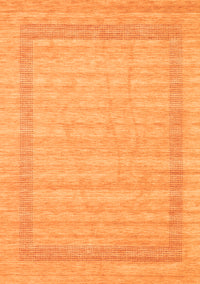 Abstract Orange Contemporary Rug, con1773org