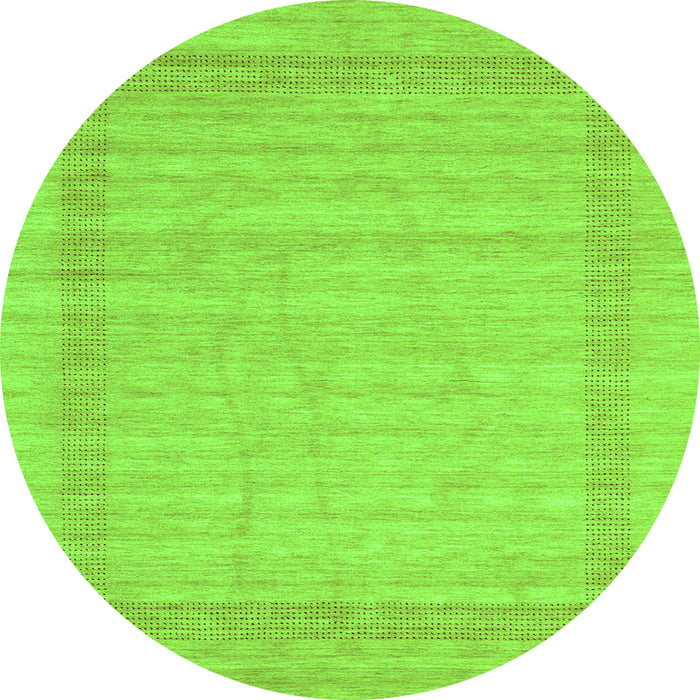 Machine Washable Abstract Green Contemporary Area Rugs, wshcon1773grn