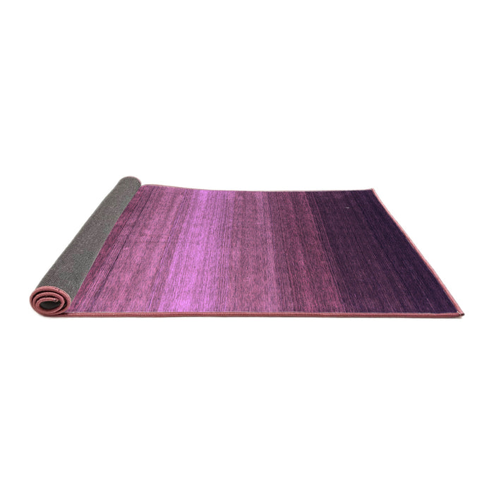 Sideview of Abstract Purple Contemporary Rug, con1774pur