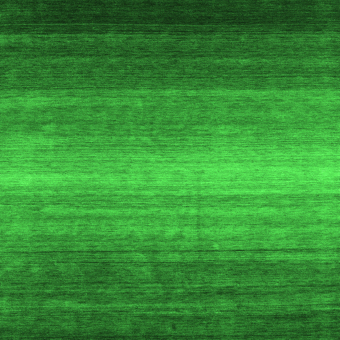 Serging Thickness of Machine Washable Abstract Green Contemporary Area Rugs, wshcon1774grn