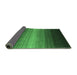 Sideview of Abstract Emerald Green Contemporary Rug, con1774emgrn
