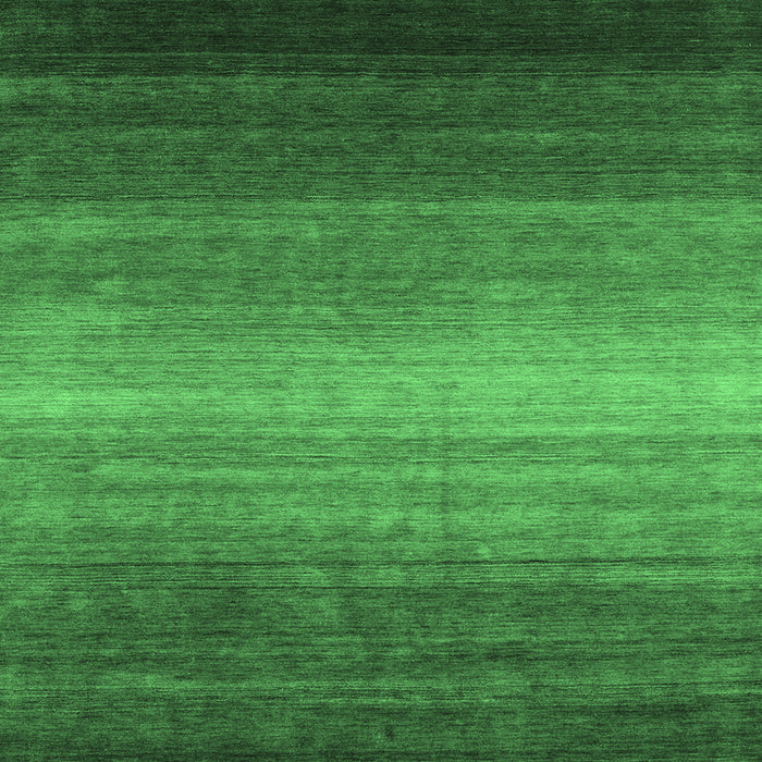 Machine Washable Abstract Emerald Green Contemporary Area Rugs, wshcon1774emgrn