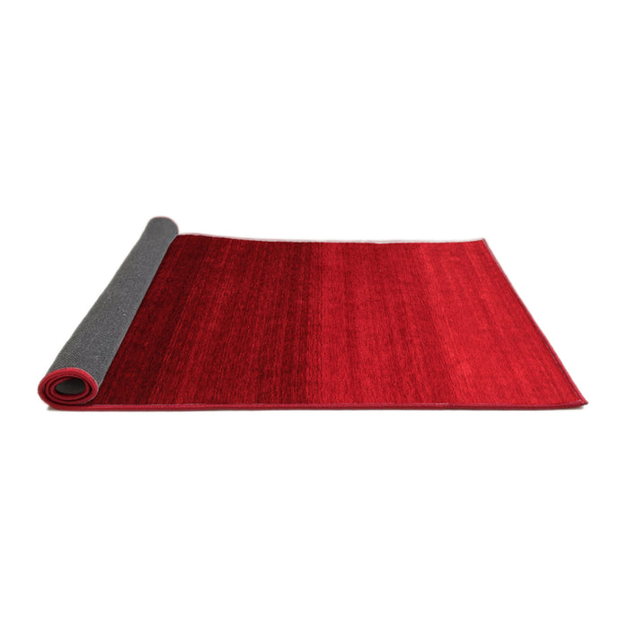 Abstract Red Contemporary Area Rugs
