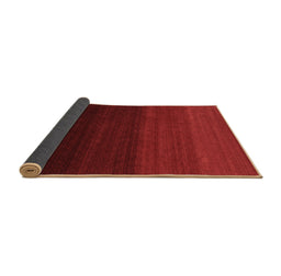 Sideview of Abstract Brown Contemporary Rug, con1775brn