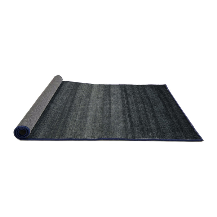 Thickness of Contemporary Dark Slate Gray Green Modern Rug, con1776