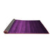 Sideview of Abstract Pink Contemporary Rug, con1776pnk