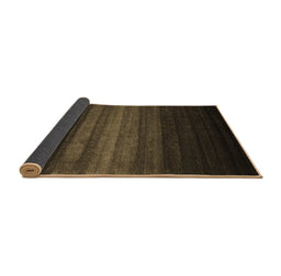 Sideview of Abstract Brown Contemporary Rug, con1776brn