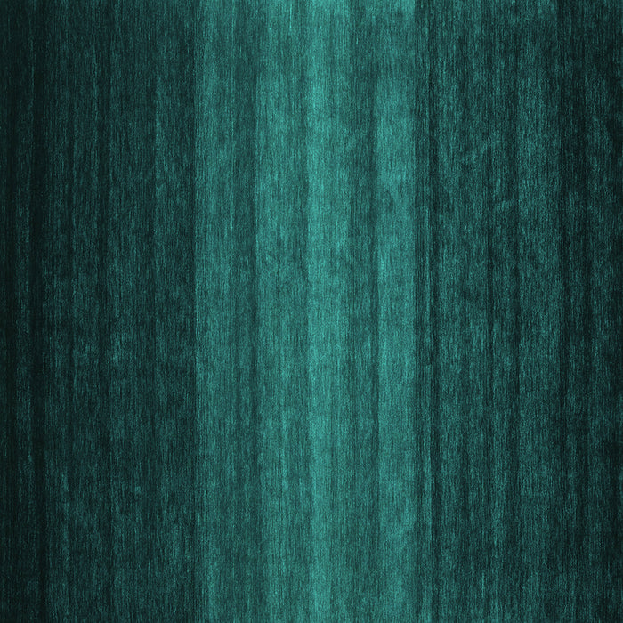 Square Machine Washable Abstract Turquoise Contemporary Area Rugs, wshcon1776turq