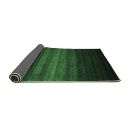 Sideview of Abstract Emerald Green Contemporary Rug, con1776emgrn