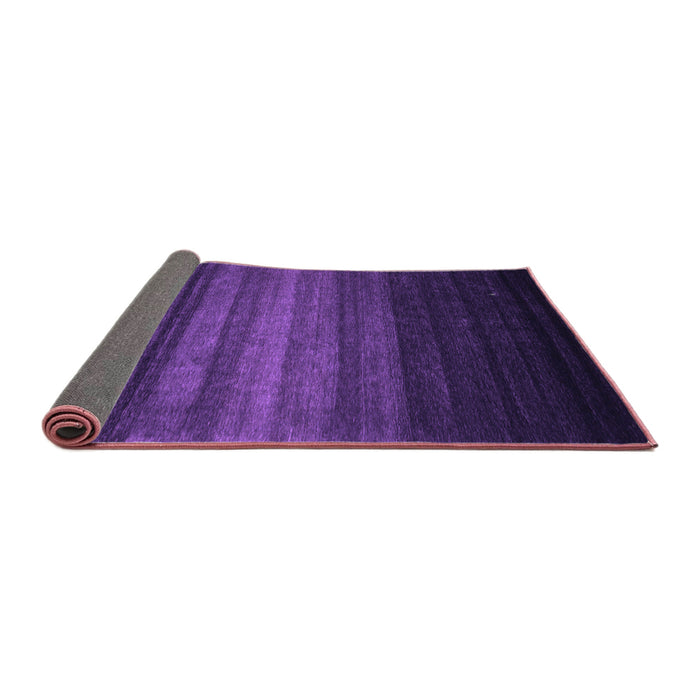 Sideview of Abstract Purple Contemporary Rug, con1776pur