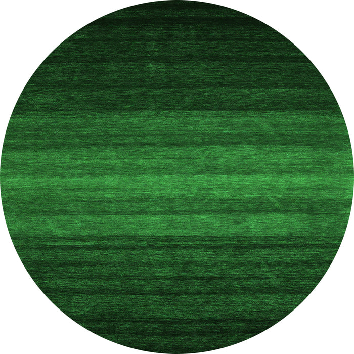 Square Abstract Green Contemporary Rug, con1776grn