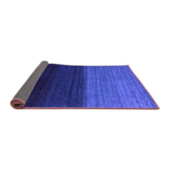 Sideview of Abstract Purple Contemporary Rug, con1777pur