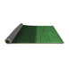 Sideview of Abstract Emerald Green Contemporary Rug, con1777emgrn