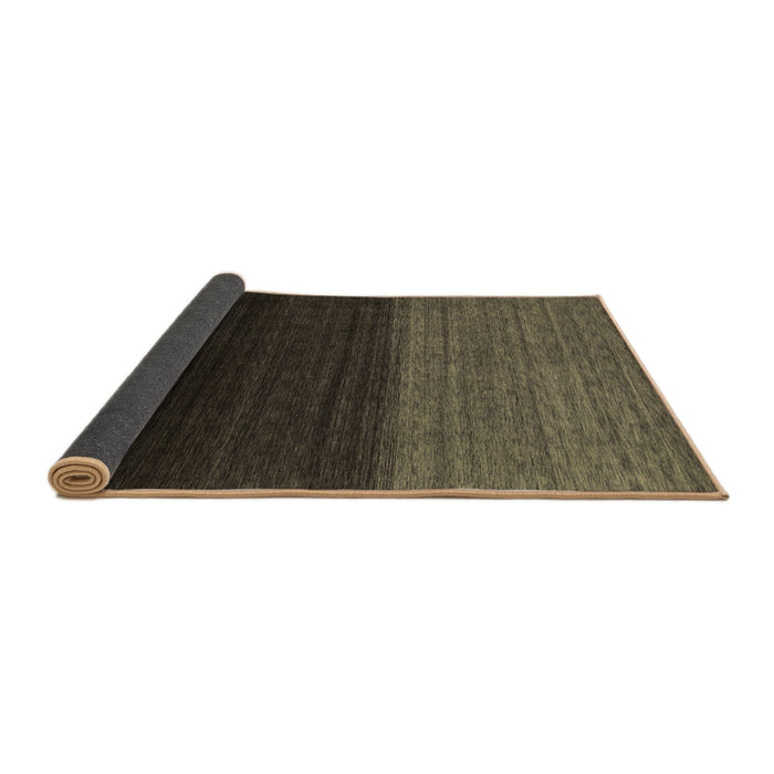 Sideview of Abstract Brown Contemporary Rug, con1777brn