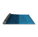 Sideview of Abstract Light Blue Contemporary Rug, con1777lblu