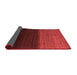 Abstract Red Contemporary Area Rugs