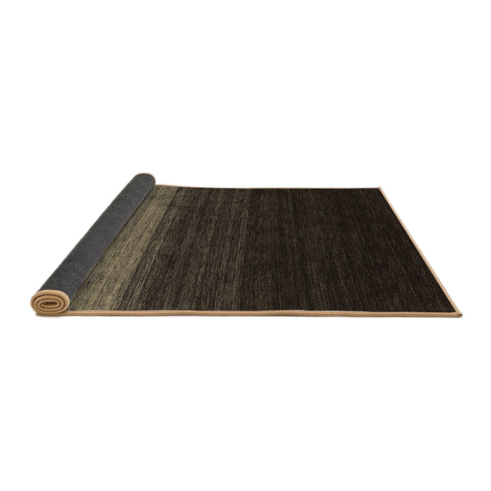 Sideview of Abstract Brown Contemporary Rug, con1778brn