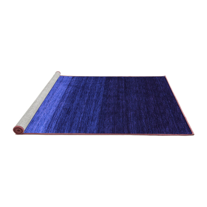 Sideview of Machine Washable Abstract Purple Contemporary Area Rugs, wshcon1778pur