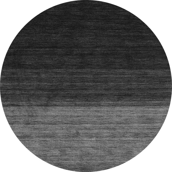 Square Abstract Gray Contemporary Rug, con1778gry