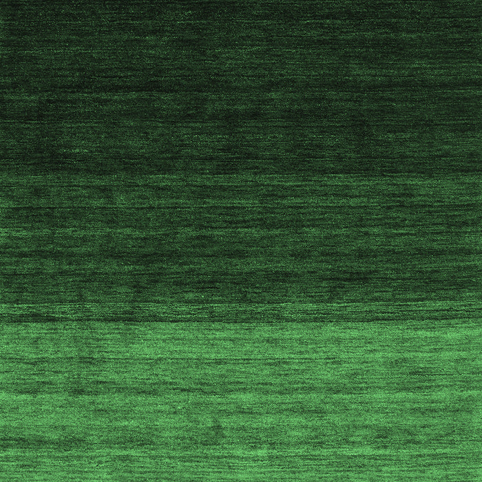 Machine Washable Abstract Emerald Green Contemporary Area Rugs, wshcon1778emgrn