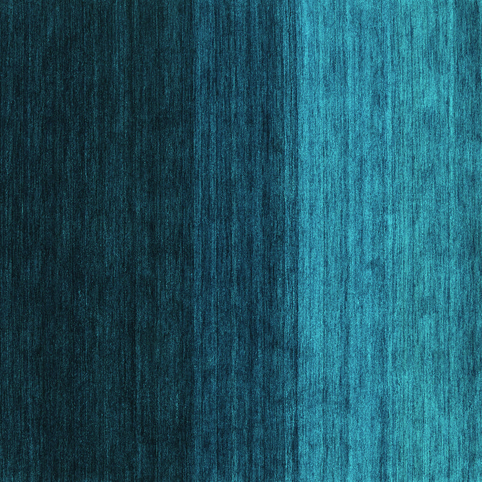 Square Machine Washable Abstract Turquoise Contemporary Area Rugs, wshcon1778turq