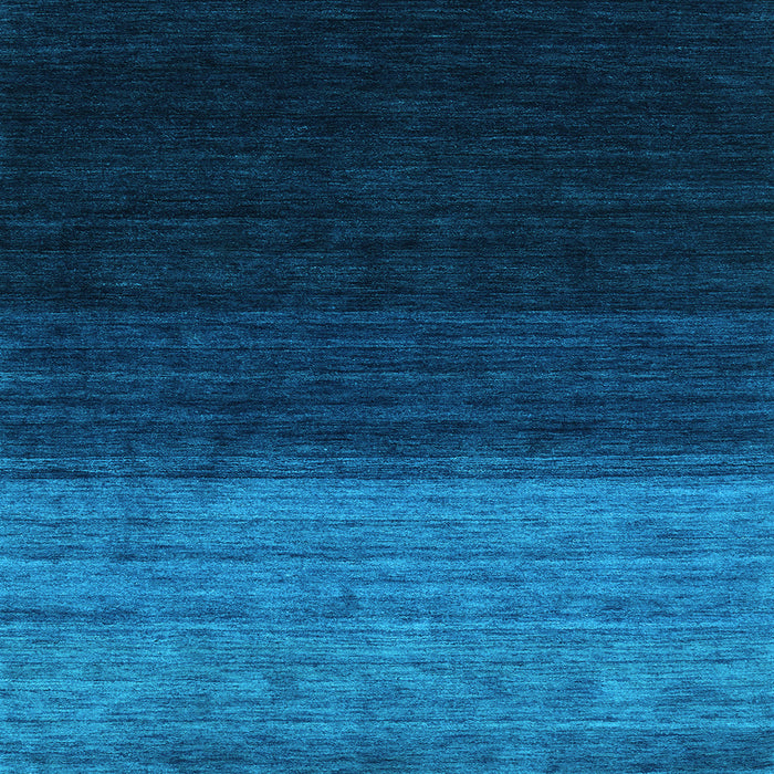 Square Abstract Light Blue Contemporary Rug, con1778lblu