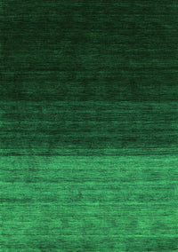 Abstract Green Contemporary Rug, con1778grn