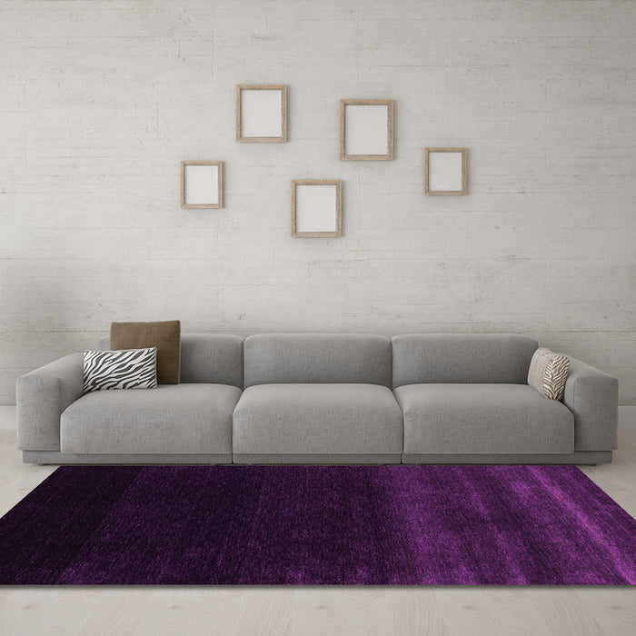 Machine Washable Abstract Pink Contemporary Rug in a Living Room, wshcon1779pnk