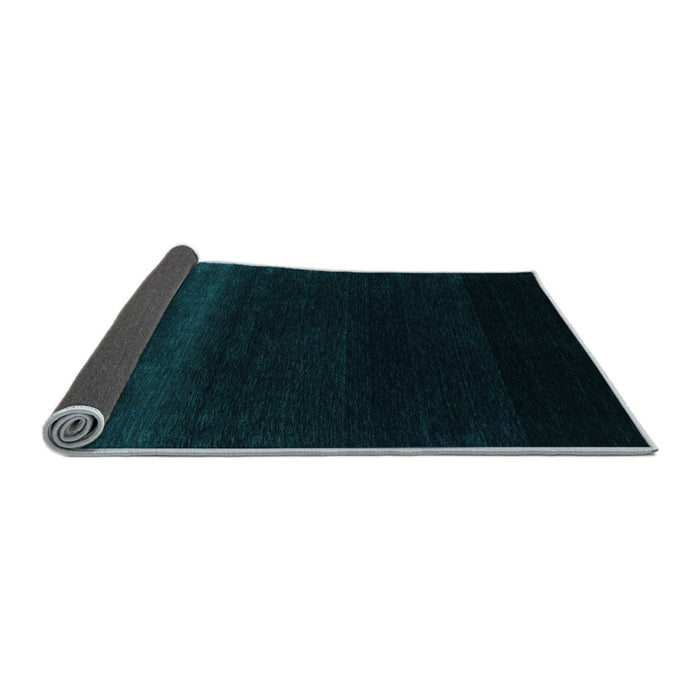 Sideview of Abstract Light Blue Contemporary Rug, con1779lblu