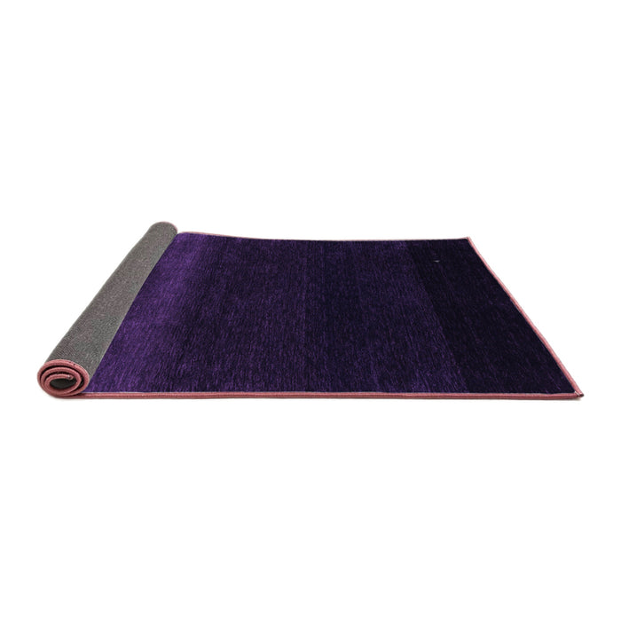 Sideview of Abstract Purple Contemporary Rug, con1779pur