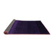 Sideview of Abstract Purple Contemporary Rug, con1779pur