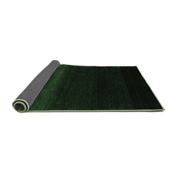 Sideview of Abstract Emerald Green Contemporary Rug, con1779emgrn