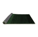 Sideview of Abstract Emerald Green Contemporary Rug, con1779emgrn