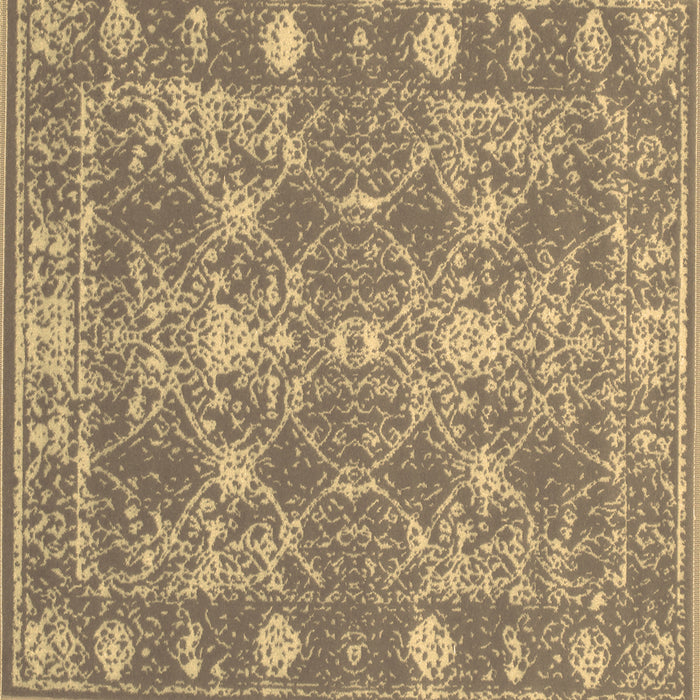 Square Persian Brown Bohemian Rug, con177brn