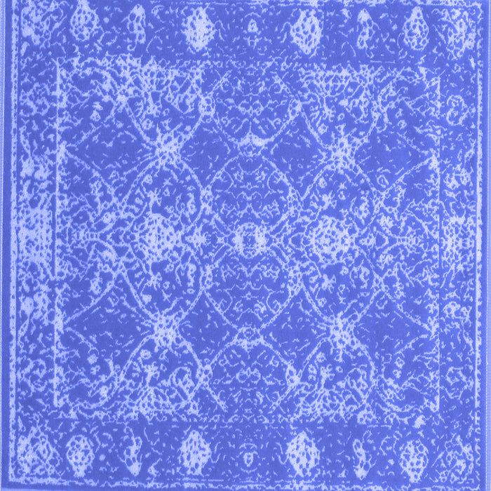 Square Persian Blue Bohemian Rug, con177blu
