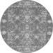 Machine Washable Persian Gray Bohemian Rug, wshcon177gry