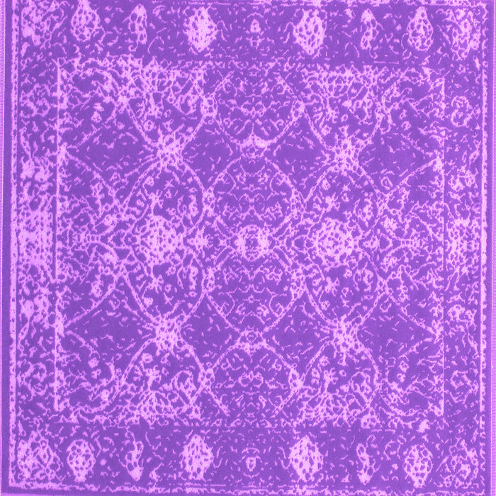 Square Machine Washable Persian Pink Bohemian Rug, wshcon177pnk