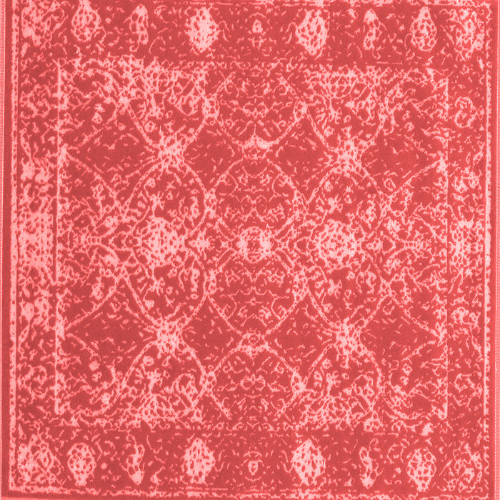 Machine Washable Persian Red Bohemian Rug, wshcon177red